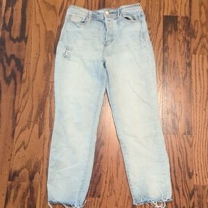 Cello Blue Cropped Ankle Jeans with Vintage Appeal